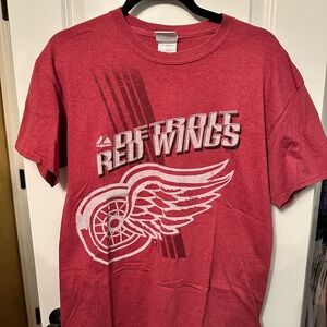 Majestic Red Detroit Red Wings Graphic Short Sleeve Tee
